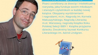 Z książką na walizkach: Paweł Beręsewicz